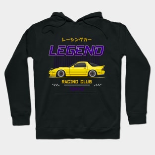 Midnight Racer Yellow FC3S RX7 JDM Hoodie